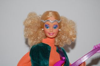 Barbie Mattel Rockers 1985 Chitarra Rosa