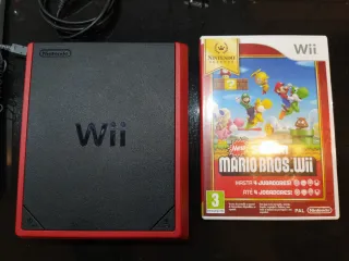 Nintendo Wii Mini Rossa + Super Mario Bros. Wii