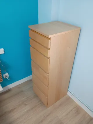 Cómoda MALM 6 cajones
