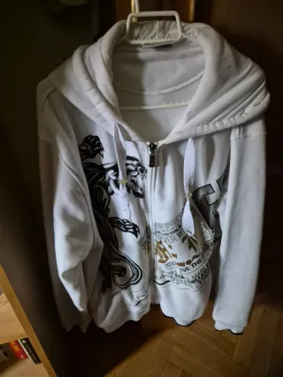 Sudadera con capucha y estampado