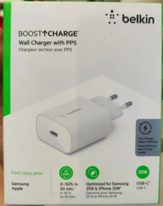 Cargador Belkin Boost Charge PPS USB-C