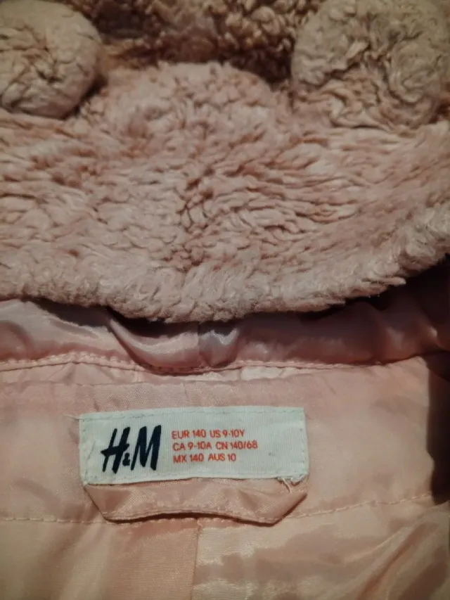 Chaquetón peluche niña H&M Talla 9-10
