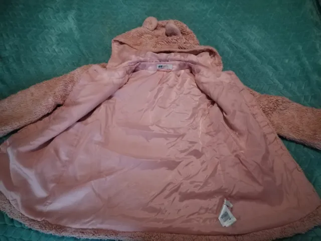 Chaquetón peluche niña H&M Talla 9-10