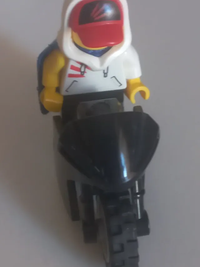 Figura Lego Moto y Motorista