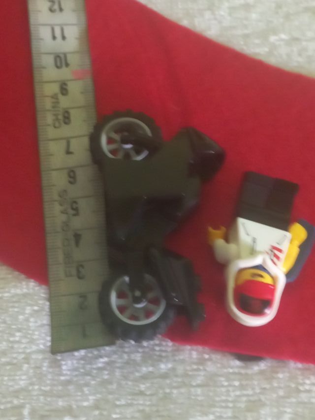 Figura Lego Moto y Motorista