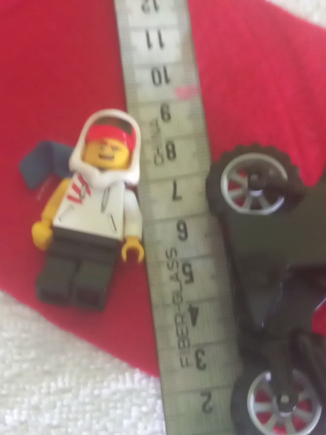 Figura Lego Moto y Motorista