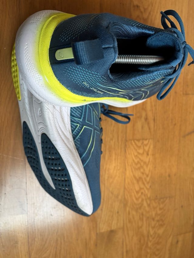 Asics Gel-Nimbus 25 Scarpe da Corsa Blu/Giallo N.4