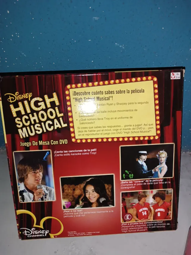 Juego de Mesa High School Musical con DVD