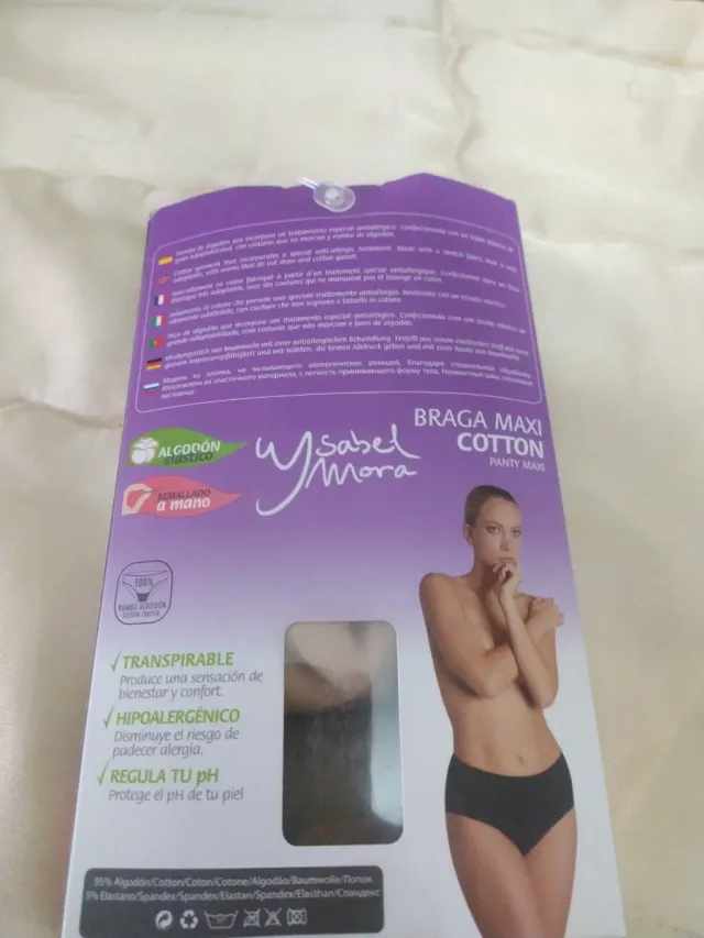 Braga Maxi Algodón T-XXL Isabel Mora