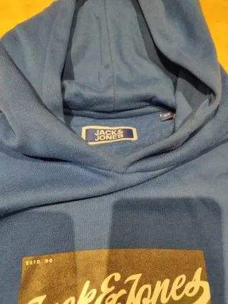 Sudadera Jack & Jones Azul Niñ@ Talla 13-14