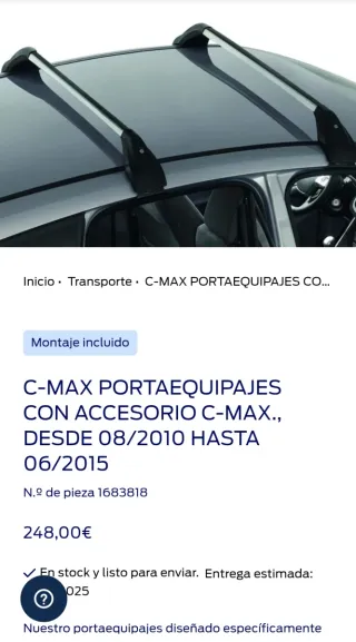 Portaequipajes Ford CMax