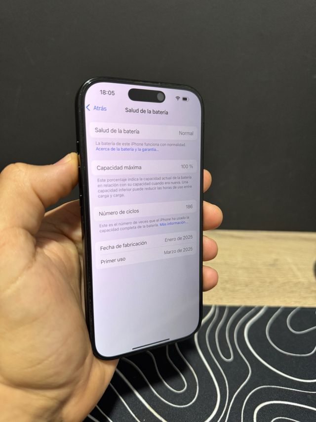 iPhone 16 Pro 100% Batería