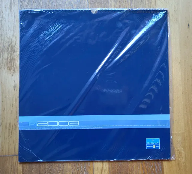 Calendario Fórmula 1 Renault 2003 Fernando Alonso