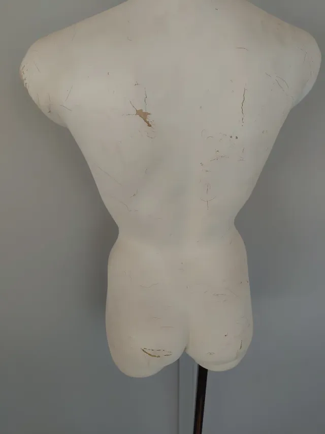 Torso di manichino donna bianco