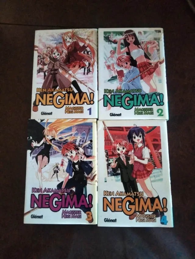 NOVELAS MANGA NEGIMA! TOMOS 1/2/3/4