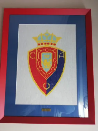 Cuadro Osasuna Punto de Cruz