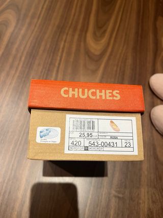 Bailarinas Chuches Niña Beige/Rosa Talla 23