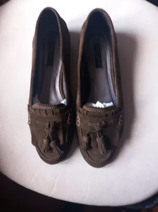 Zapatos de ante mujer Martinelli marrones