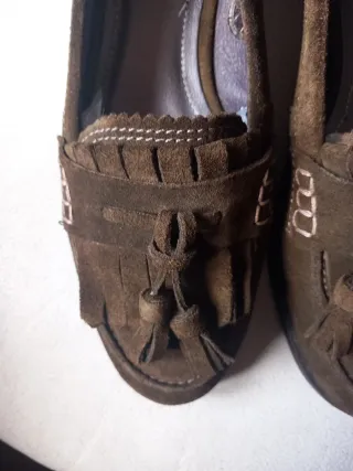 Zapatos de ante mujer Martinelli marrones