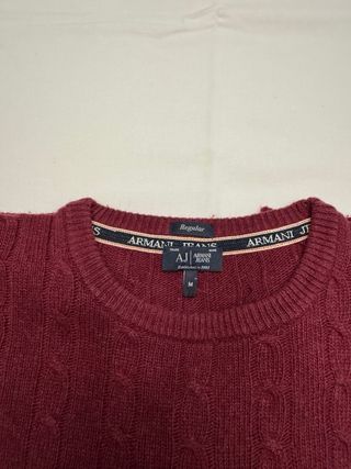 Maglione Armani Jeans Bordeaux Taglia M
