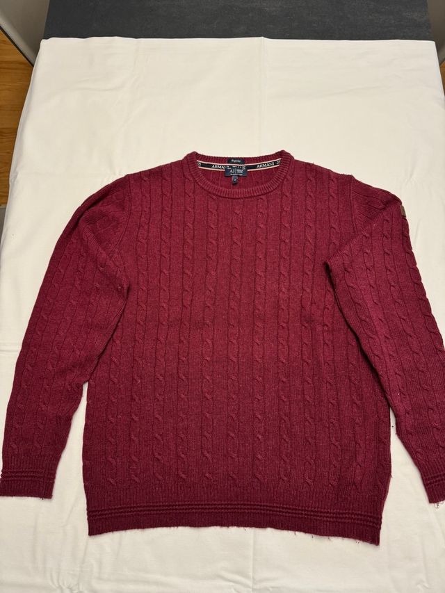Maglione Armani Jeans Bordeaux Taglia M