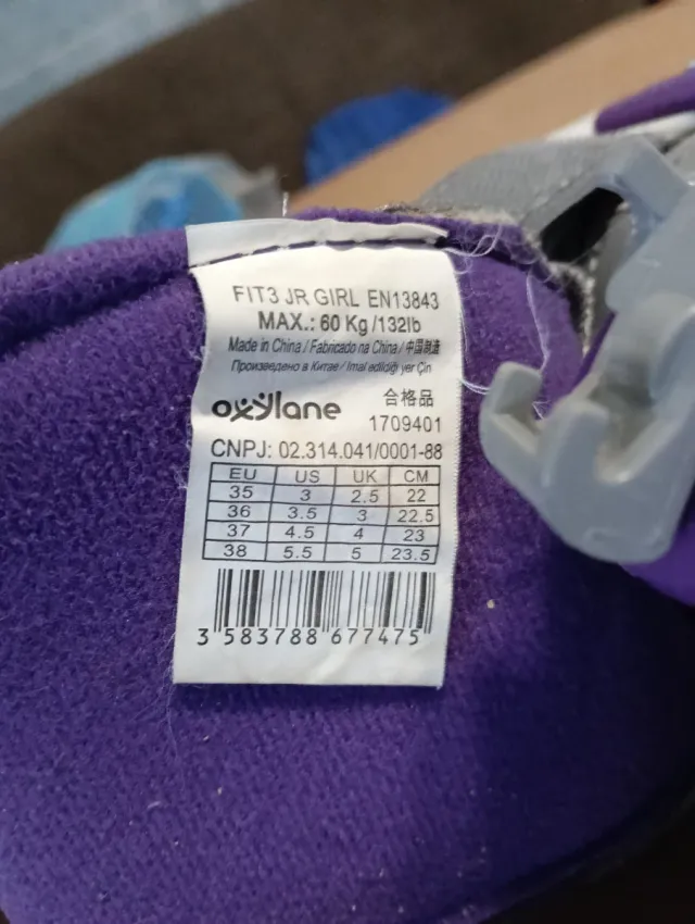 Patines Oxelo Talla Ajustable Niños 35-38