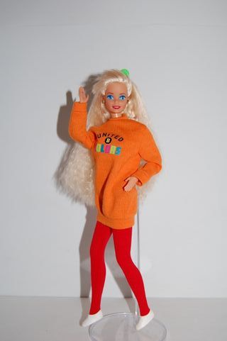 Barbie Mattel Benetton united color 1990