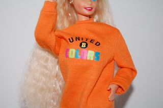 Barbie Mattel Benetton united color 1990