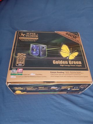Fuente Semimodular Super Flower 800W 80 Plus Gold