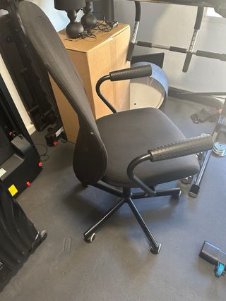 Silla Ikea Flintan Negra Regulable