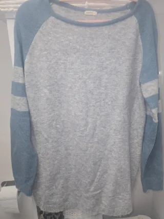 Jersey Renatta&go Gris y Azul Talla M