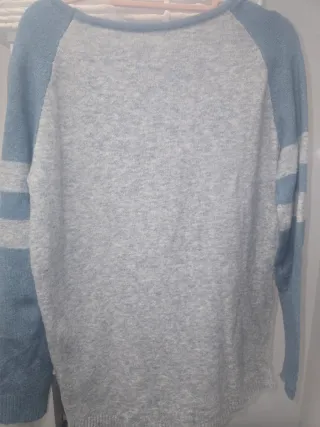 Jersey Renatta&go Gris y Azul Talla M