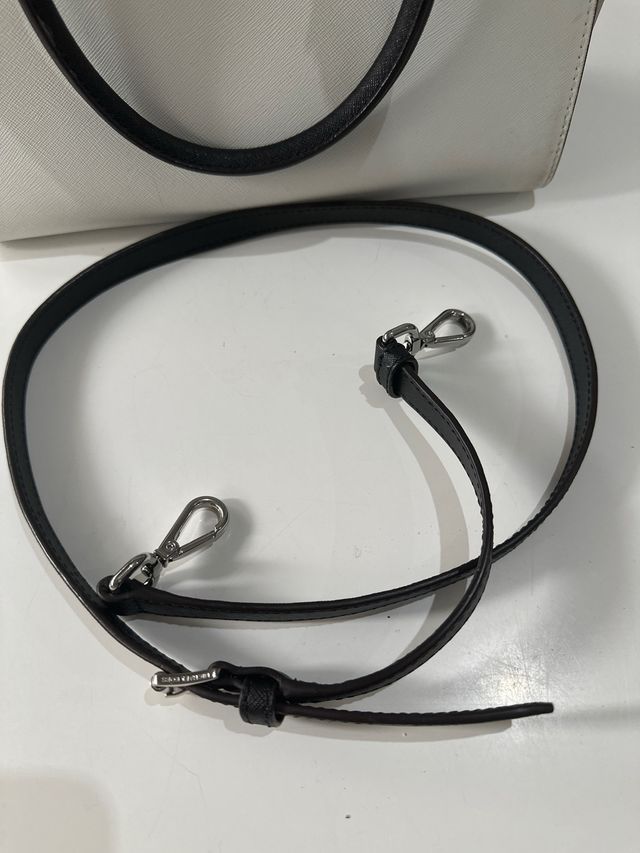 Bolso Michael Kors Blanco y Beige Original