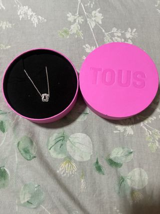 Pulsera Tous Oso Plata Rosa