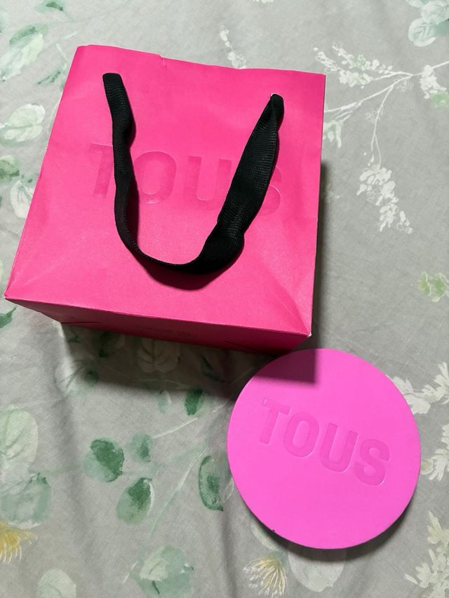 Pulsera Tous Oso Plata Rosa