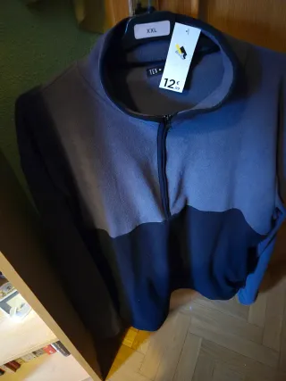 Sudadera TEX Hombre XXL Gris/Negro