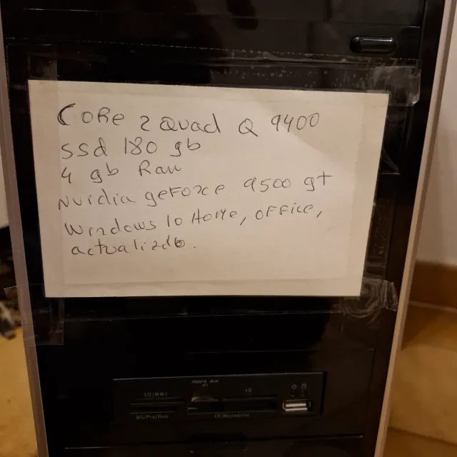 Ordenador sobremesa Core 2 Quad Q9400 ASUS