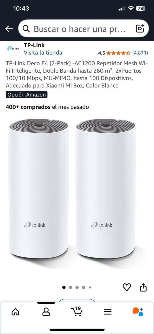 TP-Link Deco E4 AC1200 Amplificador WiFi