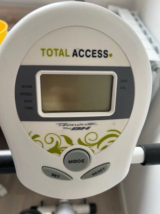 Bicicleta Estática Plegable con Respaldo