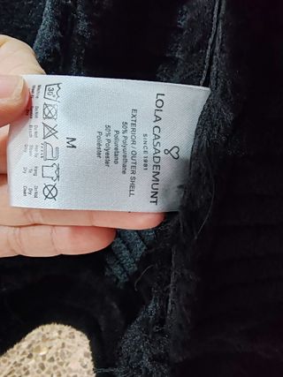 Chaqueta polipiel Lola Casademunt Negra