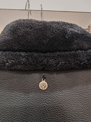 Chaqueta polipiel Lola Casademunt Negra