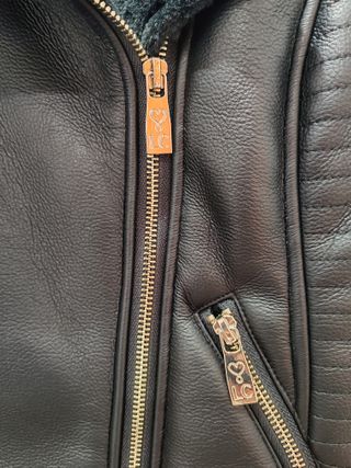 Chaqueta polipiel Lola Casademunt Negra