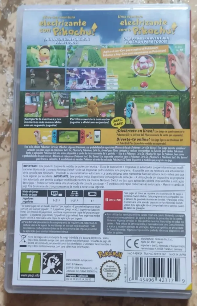 Nintendo Switch Pokémon: Let's Go Pikachu!