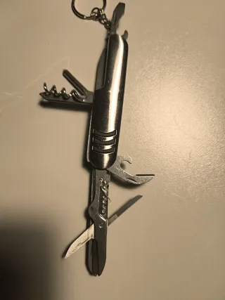 Navaja Llavero Multiusos Plata