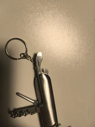 Navaja Llavero Multiusos Plata