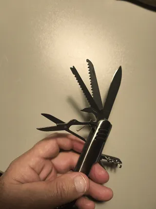 Navaja Llavero Multiusos Plata