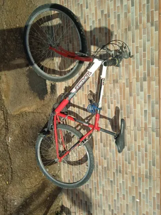 Bicicleta Topbike Roja y Blanca