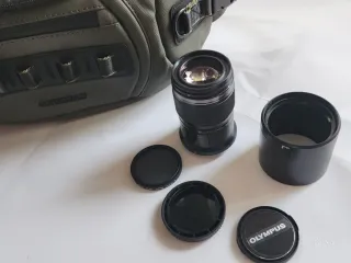 Objetivo Macro Olympus Zuiko 60mm f/2.8 + bolso