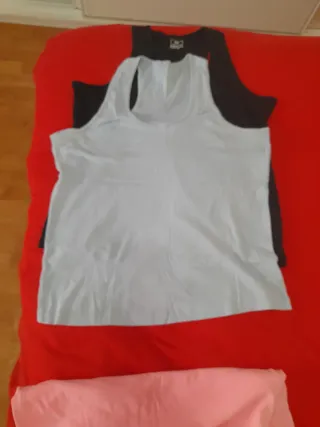 Lote 3 camisetas tirantes mujer