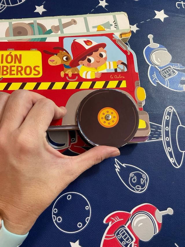 El camión de bomberos